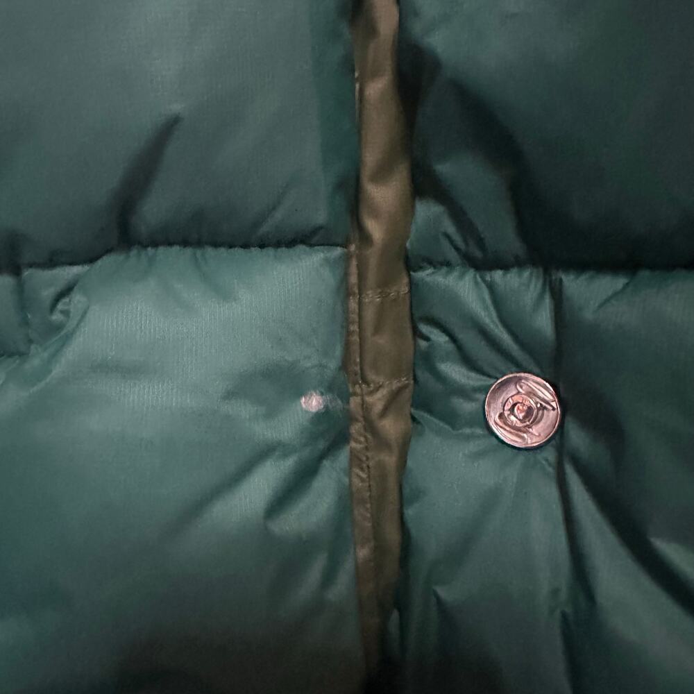 J. Crew Alps puffer jacket with PrimaLoft Sz XL Green Shawl Collar Nylon - Picture 3 of 8